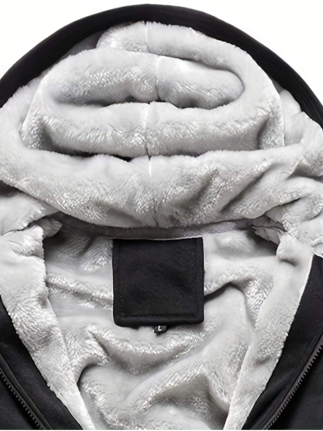 Winter Warm Fleece Jacket with Hood - Dario-Bordeaux red-S-Nora Luxe