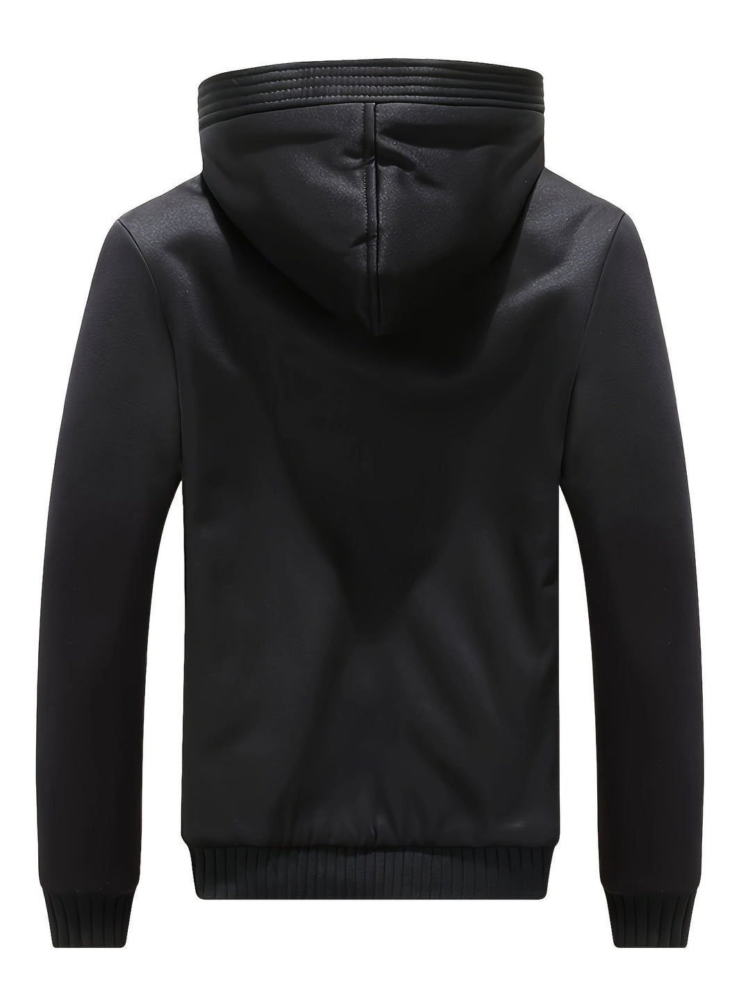 Winter Warm Fleece Jacket with Hood - Dario-Bordeaux red-S-Nora Luxe