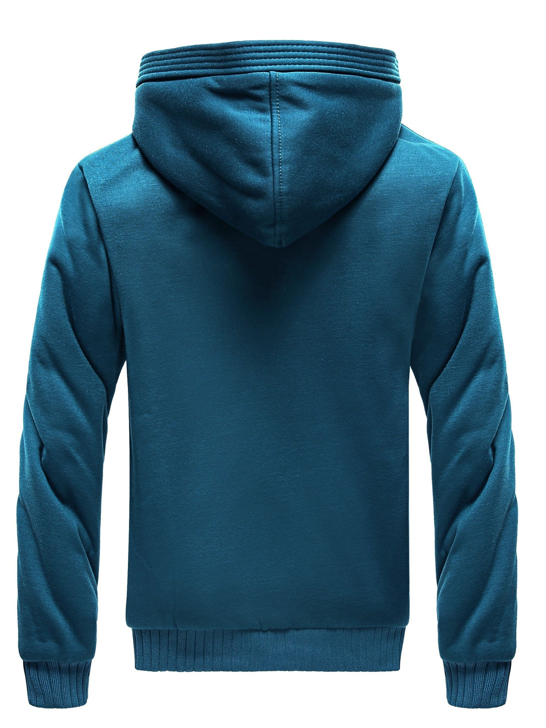 Winter Warm Fleece Jacket with Hood - Dario-Bordeaux red-S-Nora Luxe
