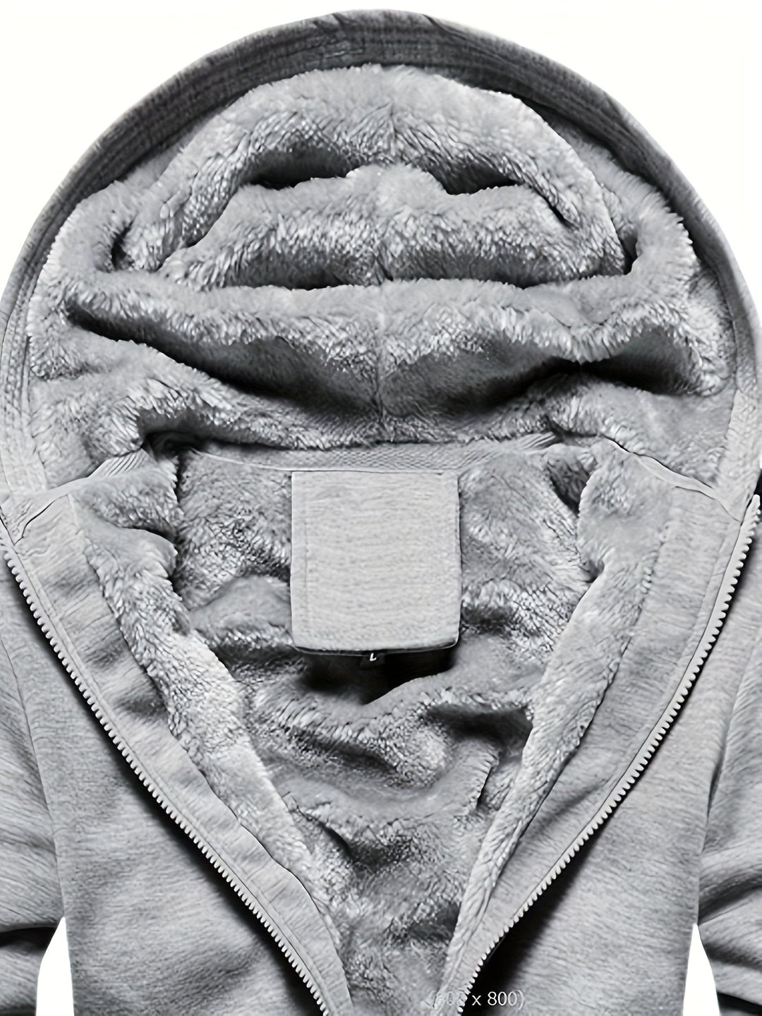 Winter Warm Fleece Jacket with Hood - Dario-Bordeaux red-S-Nora Luxe