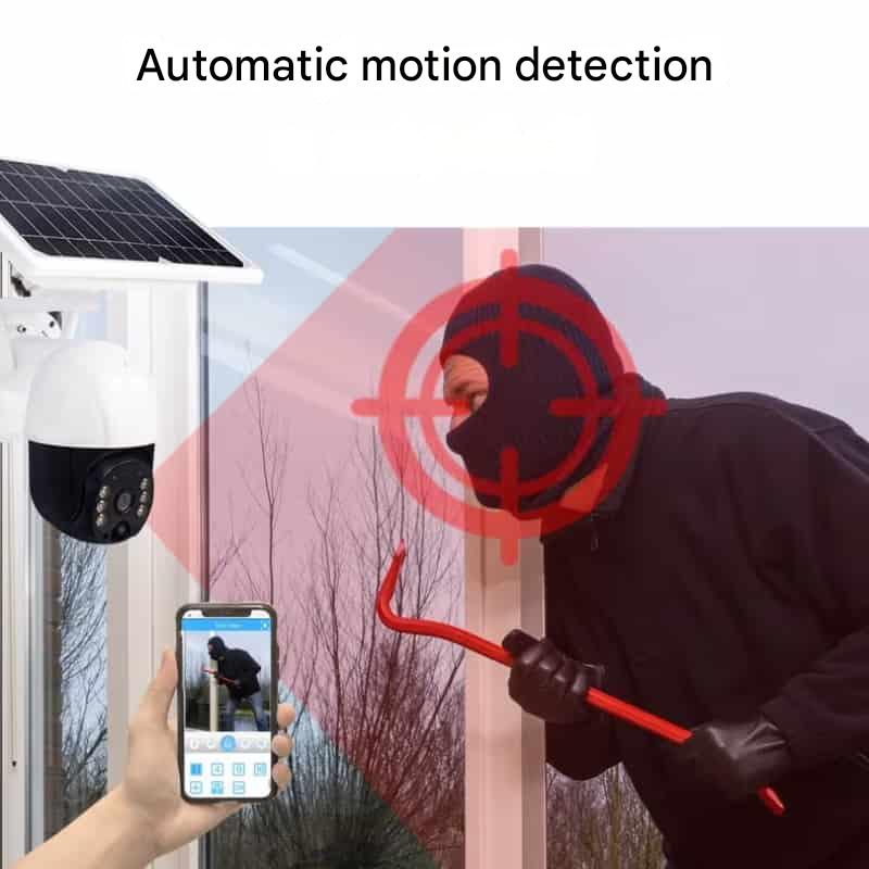 Wireless 4K Security Camera with Solar Panel – DualGuard 4K-4G-Nora Luxe