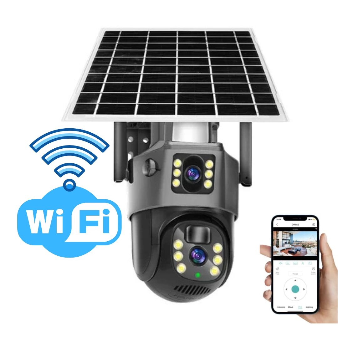 Wireless 4K Security Camera with Solar Panel – DualGuard 4K-4G-Nora Luxe