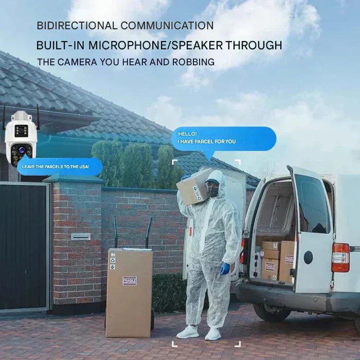 Wireless 4K Security Camera with Solar Panel – DualGuard 4K-4G-Nora Luxe