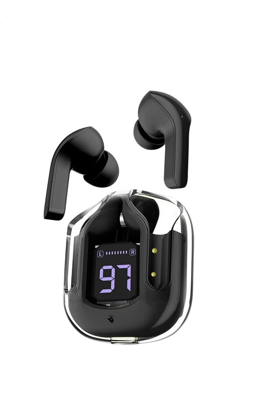 Wireless Bluetooth Earbuds – SonicPulse-Black-Nora Luxe