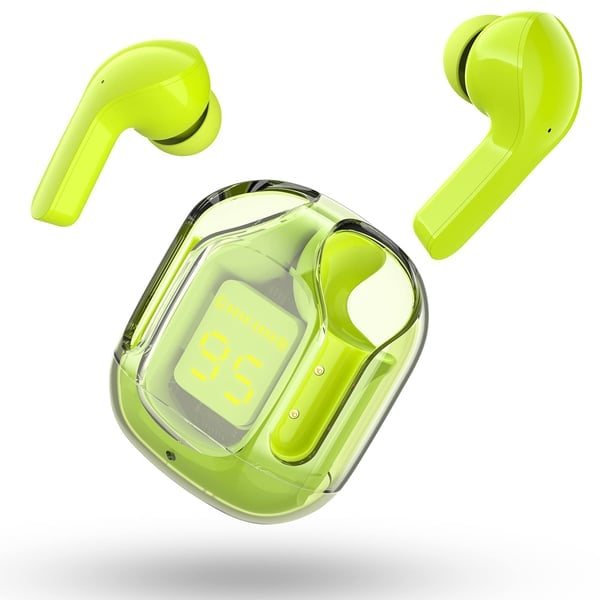Wireless Bluetooth Earbuds – SonicPulse-Green-Nora Luxe
