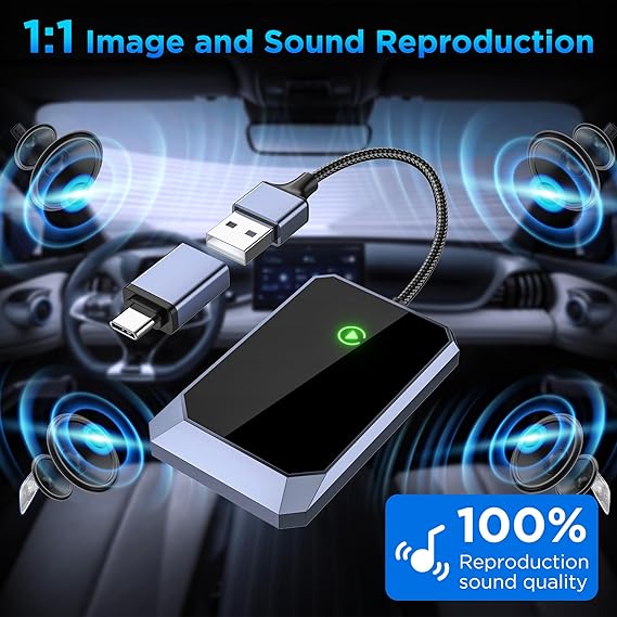 Wireless CarPlay Adapter – Make Your Car Futureproof-Nora Luxe