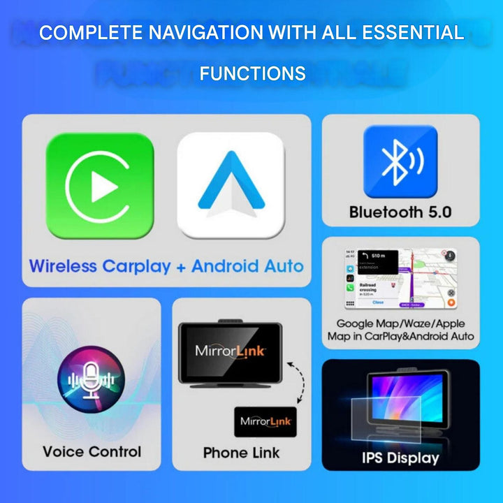 Wireless CarPlay & Android Screen – DriveOne-Nora Luxe