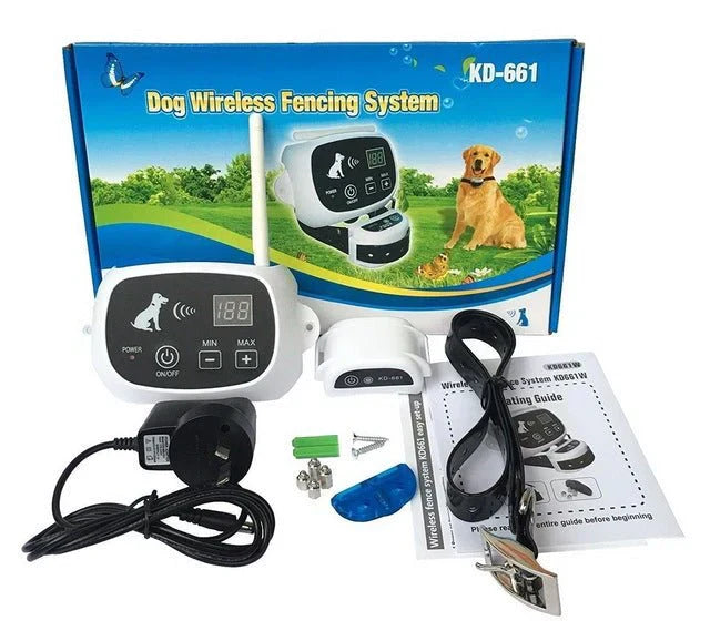 Wireless Dog Fence System with Training Function - HaloGuard-1 Collar-The Livary