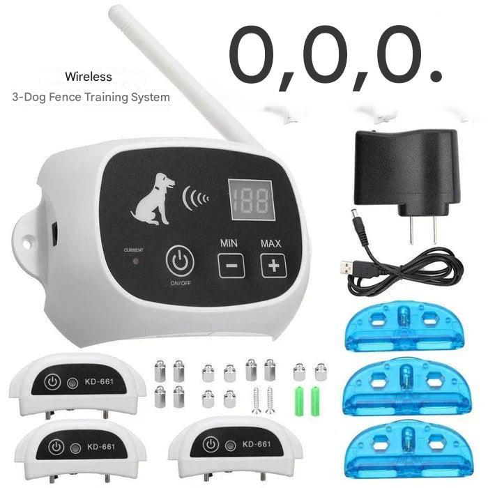 Wireless Dog Fence System with Training Function - HaloGuard-1 Collar-The Livary