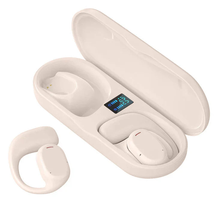 Wireless Earbuds with Open Design - AirBeat Flex-Beige-Nora Luxe
