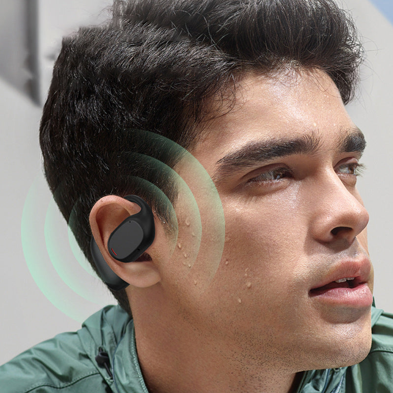 Wireless Earbuds with Open Design - AirBeat Flex-Black-Nora Luxe