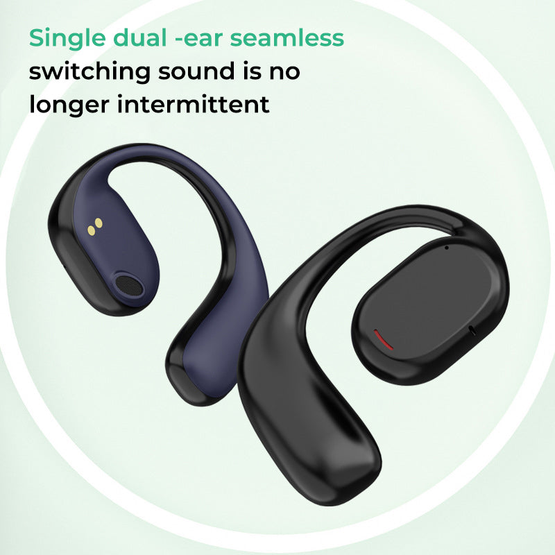 Wireless Earbuds with Open Design - AirBeat Flex-Black-Nora Luxe