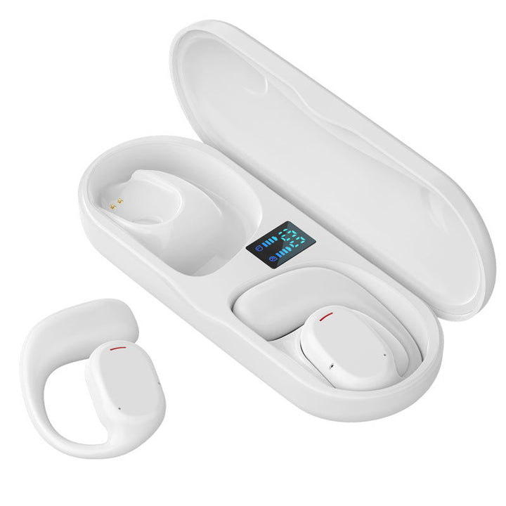 Wireless Earbuds with Open Design - AirBeat Flex-White-Nora Luxe