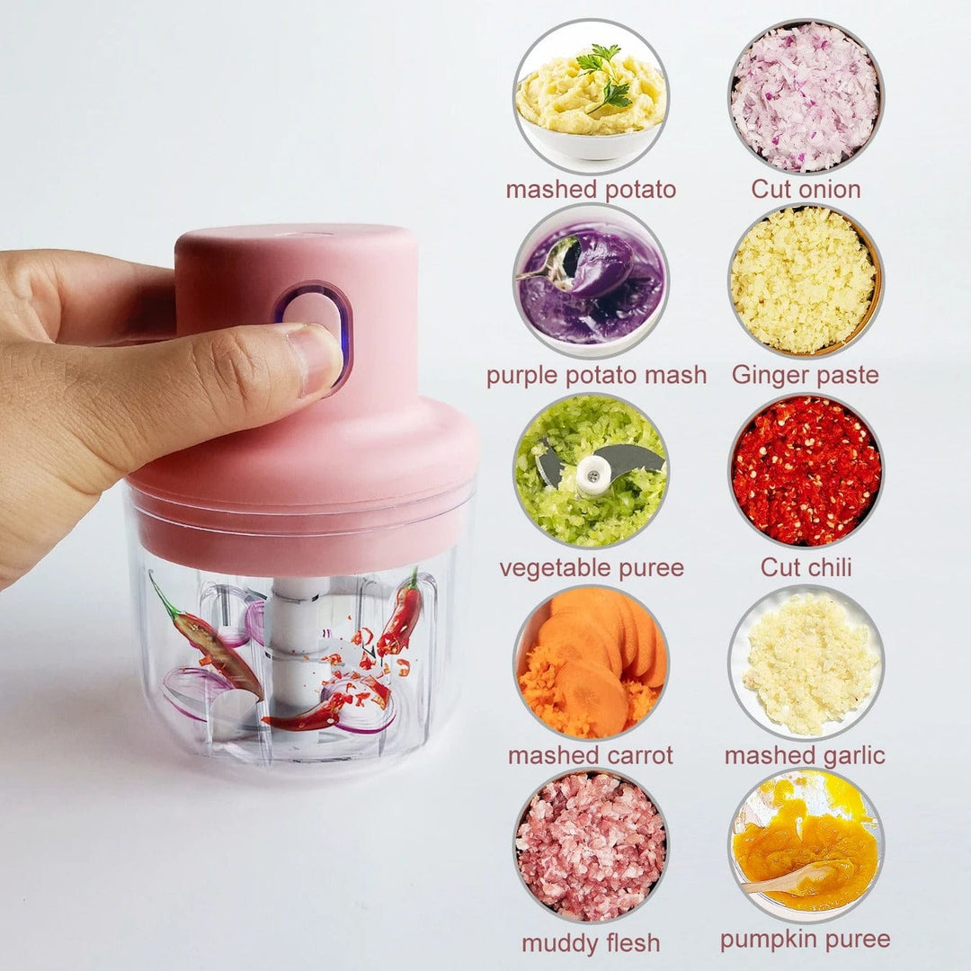 Wireless Food Processor - SliceEase-100ML-Nora Luxe