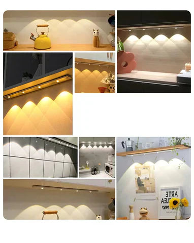 Wireless LED Fixture with Motion Sensor - LumiSense-Silver-7.87 in-Nora Luxe