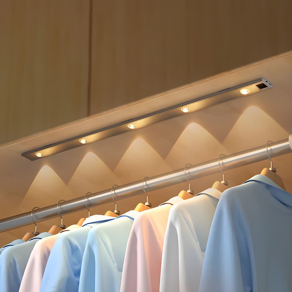 Wireless LED Fixture with Motion Sensor - LumiSense-Silver-7.87 in-Nora Luxe