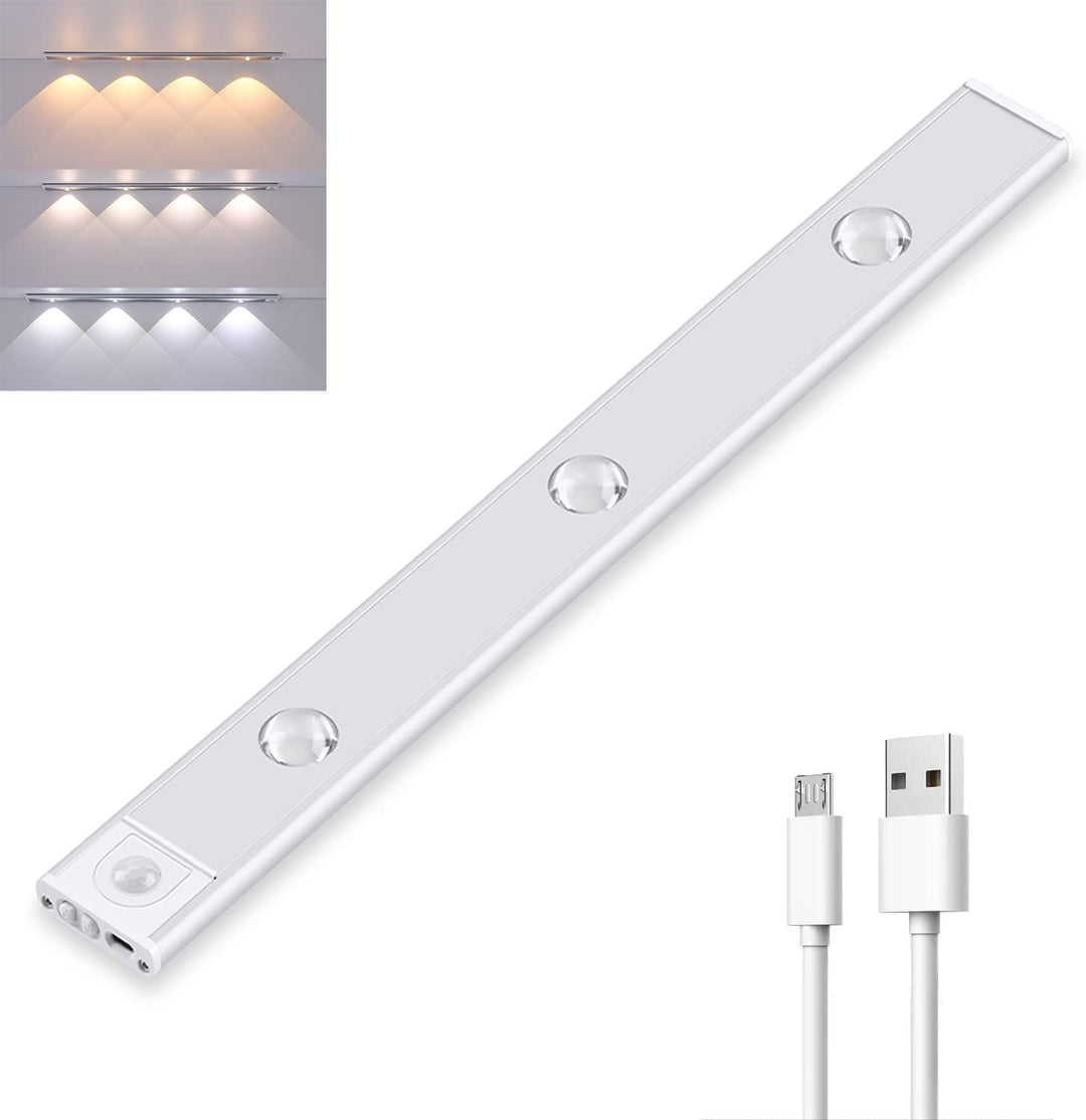 Wireless LED Fixture with Motion Sensor - LumiSense-Silver-7.87 in-Nora Luxe
