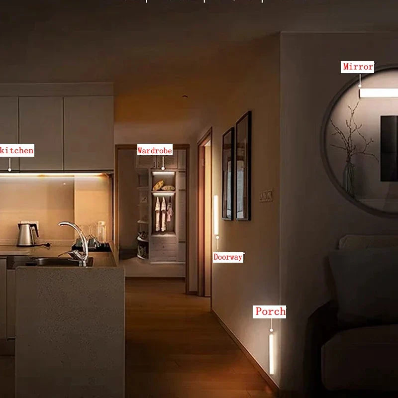 Wireless LED Lamp with Motion Sensor - SmartGlow-Warm Wit-3.94 inches-Nora Luxe