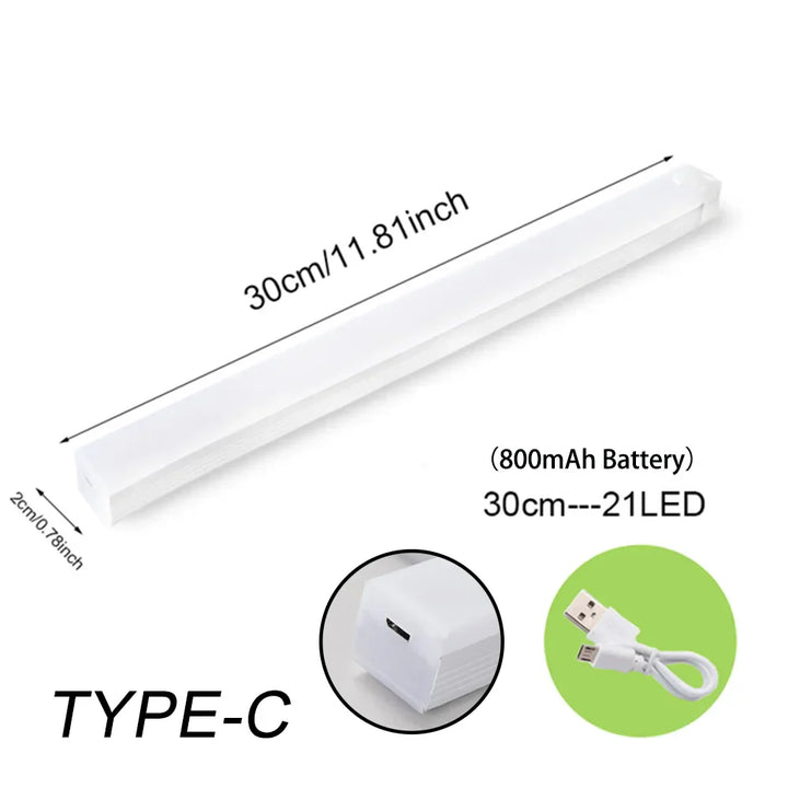 WIRELESS LED NIGHT LIGHT WITH MOTION SENSOR AND RECHARGEABLE BATTERY-Nora Luxe