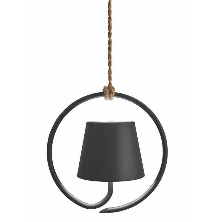 Wireless LED Pendant Lamp - LumiCord-Black-Nora Luxe