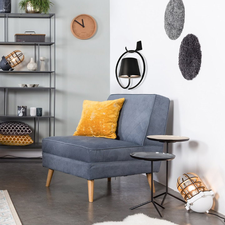 Wireless LED Pendant Lamp - LumiCord-Black-Nora Luxe
