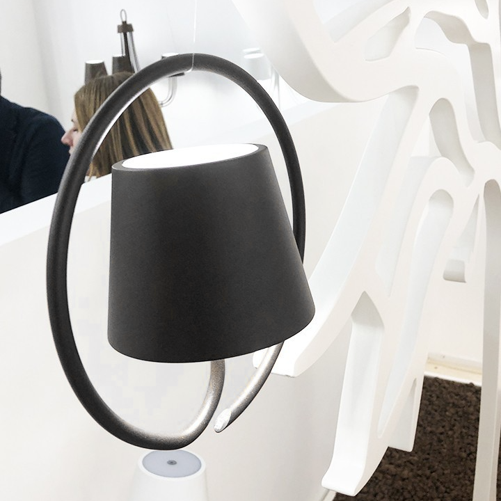 Wireless LED Pendant Lamp - LumiCord-Black-Nora Luxe