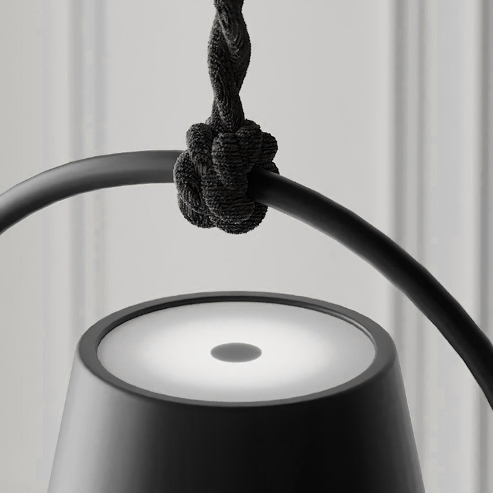 Wireless LED Pendant Lamp - LumiCord-Black-Nora Luxe