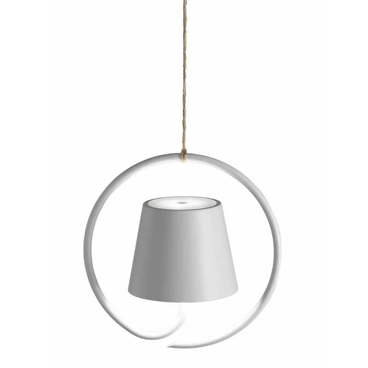Wireless LED Pendant Lamp - LumiCord-White-Nora Luxe