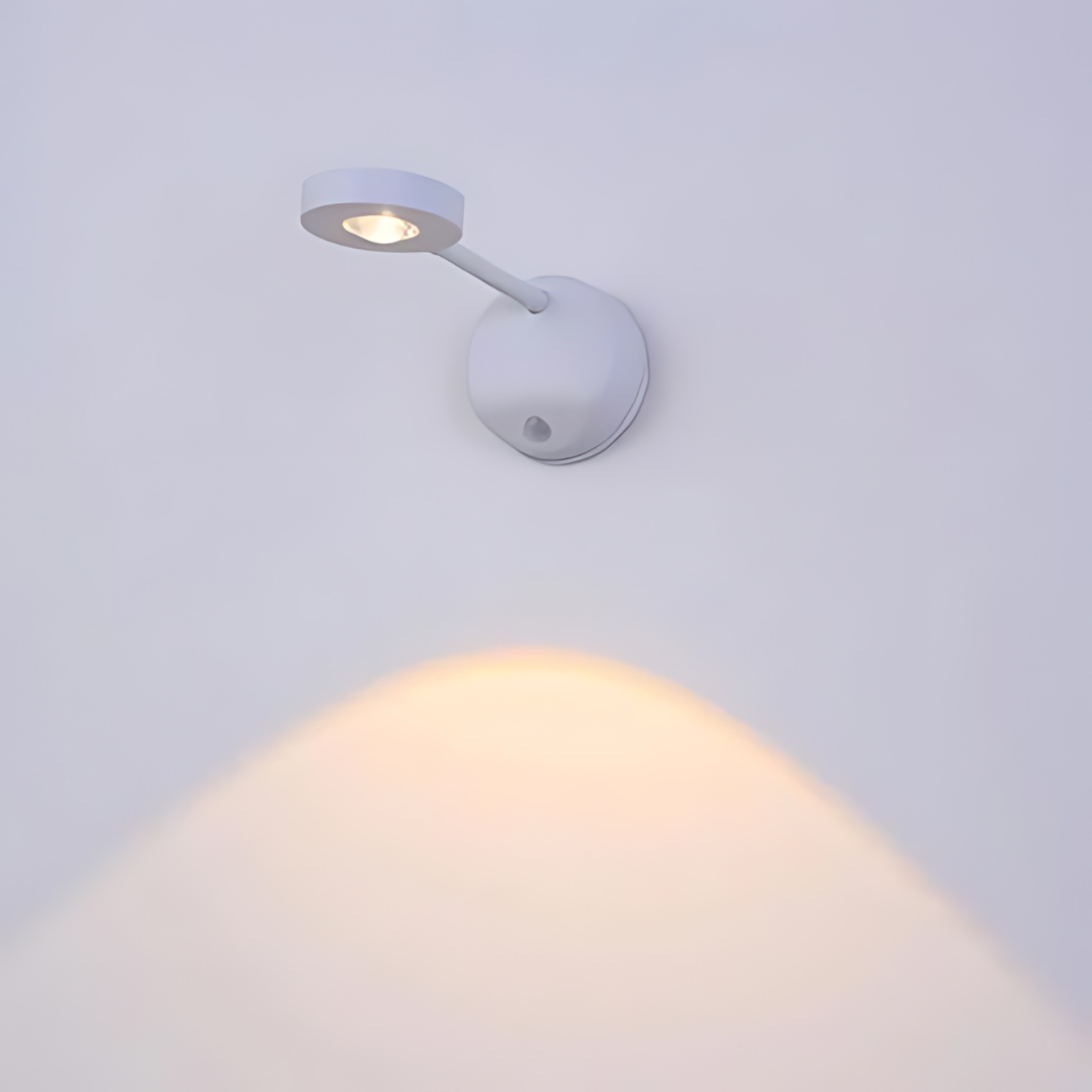 Wireless LED Spotlight with Motion Sensor - Spark360-White-Touch control-Nora Luxe