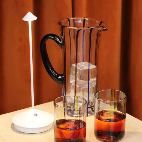 Wireless LED Table Lamp | ClarityGlow-Black-Nora Luxe