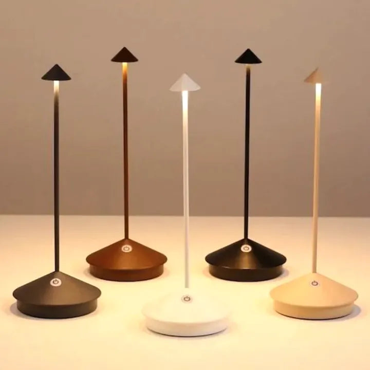 Wireless LED Table Lamp | ClarityGlow-Black-Nora Luxe