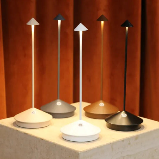 Wireless LED Table Lamp | ClarityGlow-Black-Nora Luxe