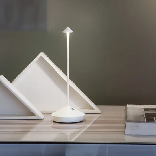 Wireless LED Table Lamp | ClarityGlow-Black-Nora Luxe