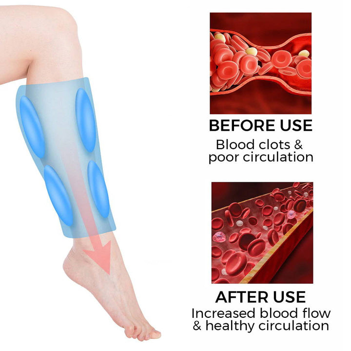 Wireless Leg Massager with Air Compression - AirPulse-1 Piece-Nora Luxe