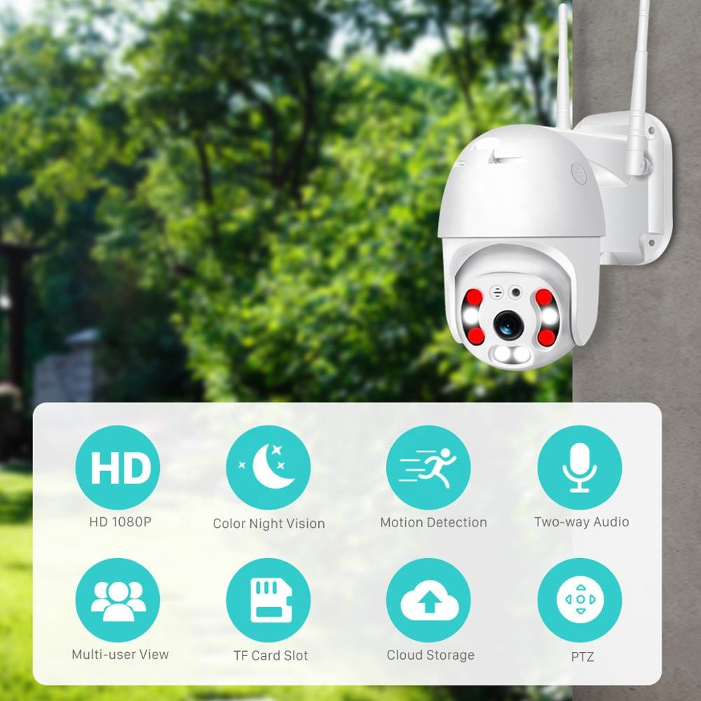 Wireless Outdoor Security Camera with WiFi – SecureView 360-Nora Luxe
