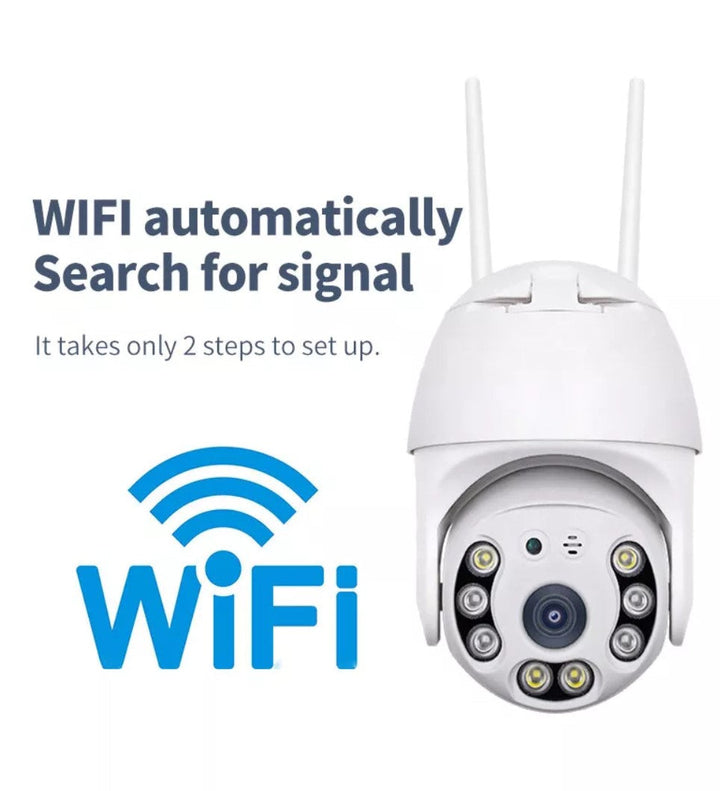 Wireless Outdoor Security Camera with WiFi – SecureView 360-Nora Luxe