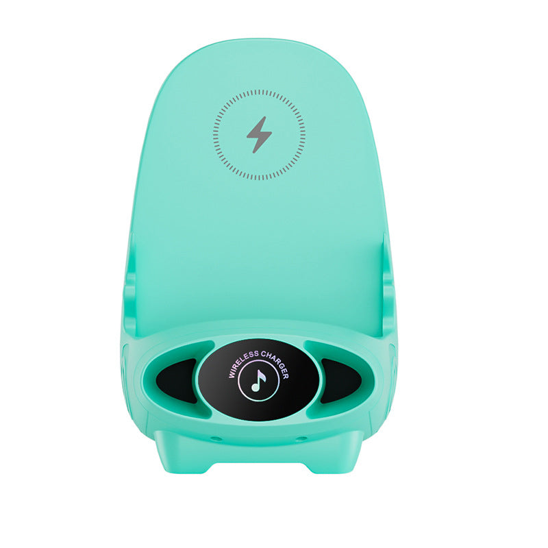 Wireless Phone Holder with 15W Fast Charging Function - FlexCharge Chair-Light green-Nora Luxe