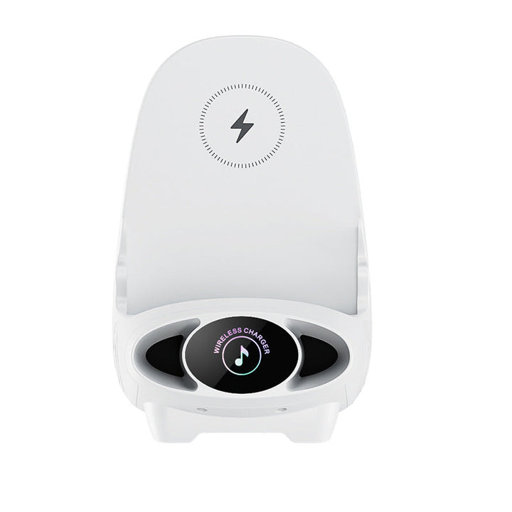 Wireless Phone Holder with 15W Fast Charging Function - FlexCharge Chair-White-Nora Luxe