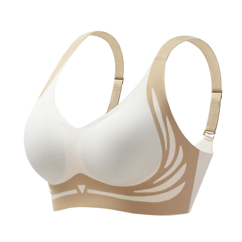 Wireless Push-up Bra – ComfortLift-Beige-M(BC)(45-55KG)-Nora Luxe