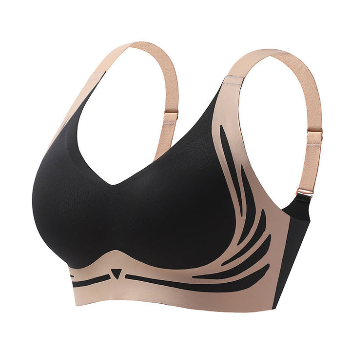 Wireless Push-up Bra – ComfortLift-Black-M(BC)(45-55KG)-Nora Luxe