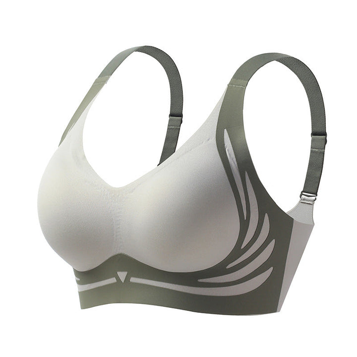 Wireless Push-up Bra – ComfortLift-Green-M(BC)(45-55KG)-Nora Luxe