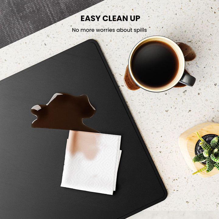 Wireless Rechargeable Desk Mat - ChargePad Flex-Black-Nora Luxe