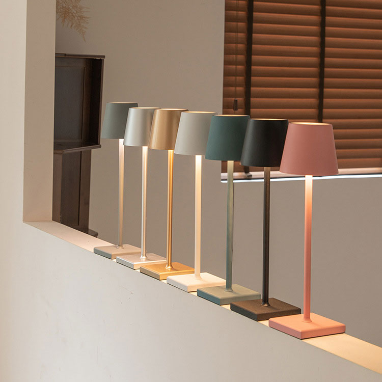 Wireless Rechargeable Table Lamp - Scandiglow-White-Nora Luxe