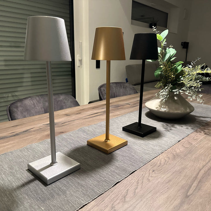 Wireless Rechargeable Table Lamp - Scandiglow-White-Nora Luxe