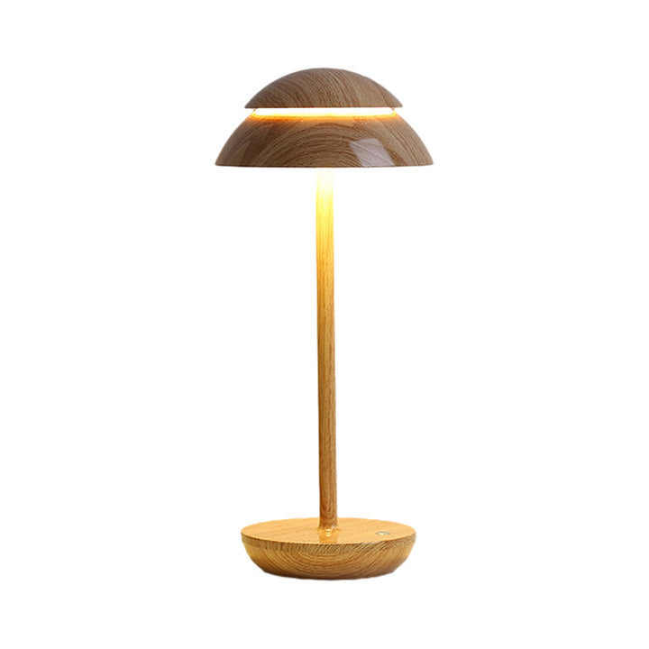 Wireless Rechargeable Table Lamp with LED Lighting - GlowBeam-White-Nora Luxe