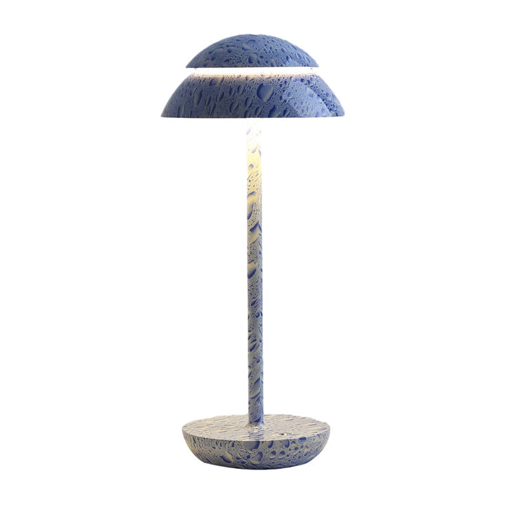 Wireless Rechargeable Table Lamp with LED Lighting - GlowBeam-White-Nora Luxe
