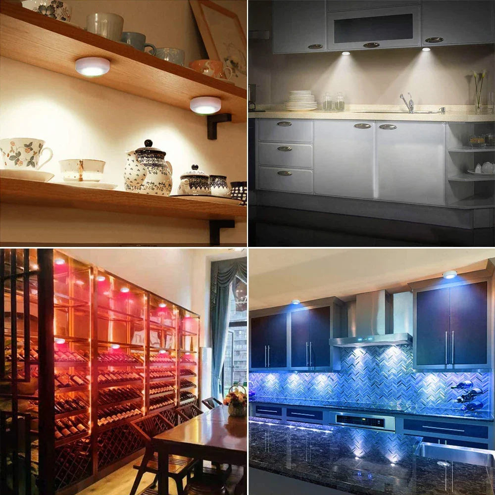 Wireless RGB LED Under Cabinet Lighting - GlowyLed-1 Lamp-Nora Luxe