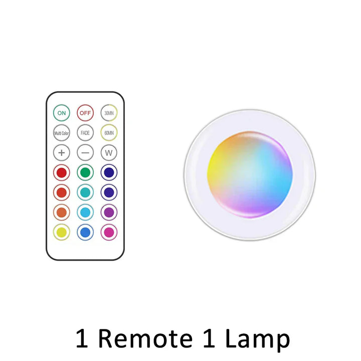 Wireless RGB LED Under Cabinet Lighting - GlowyLed-1 Lamp-Nora Luxe
