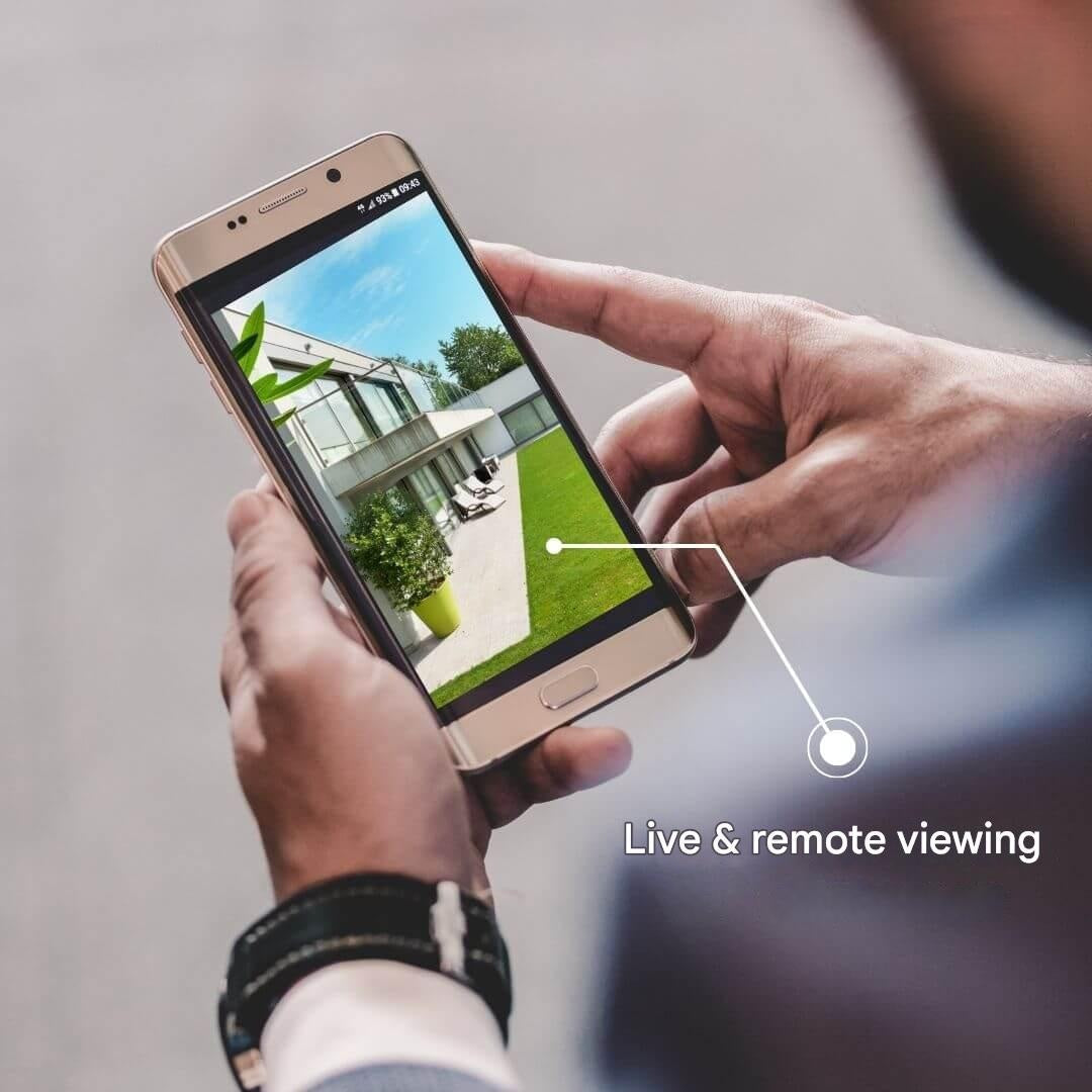 Wireless Solar Camera with Rotating Dome – SolarGuard 360-1-Nora Luxe