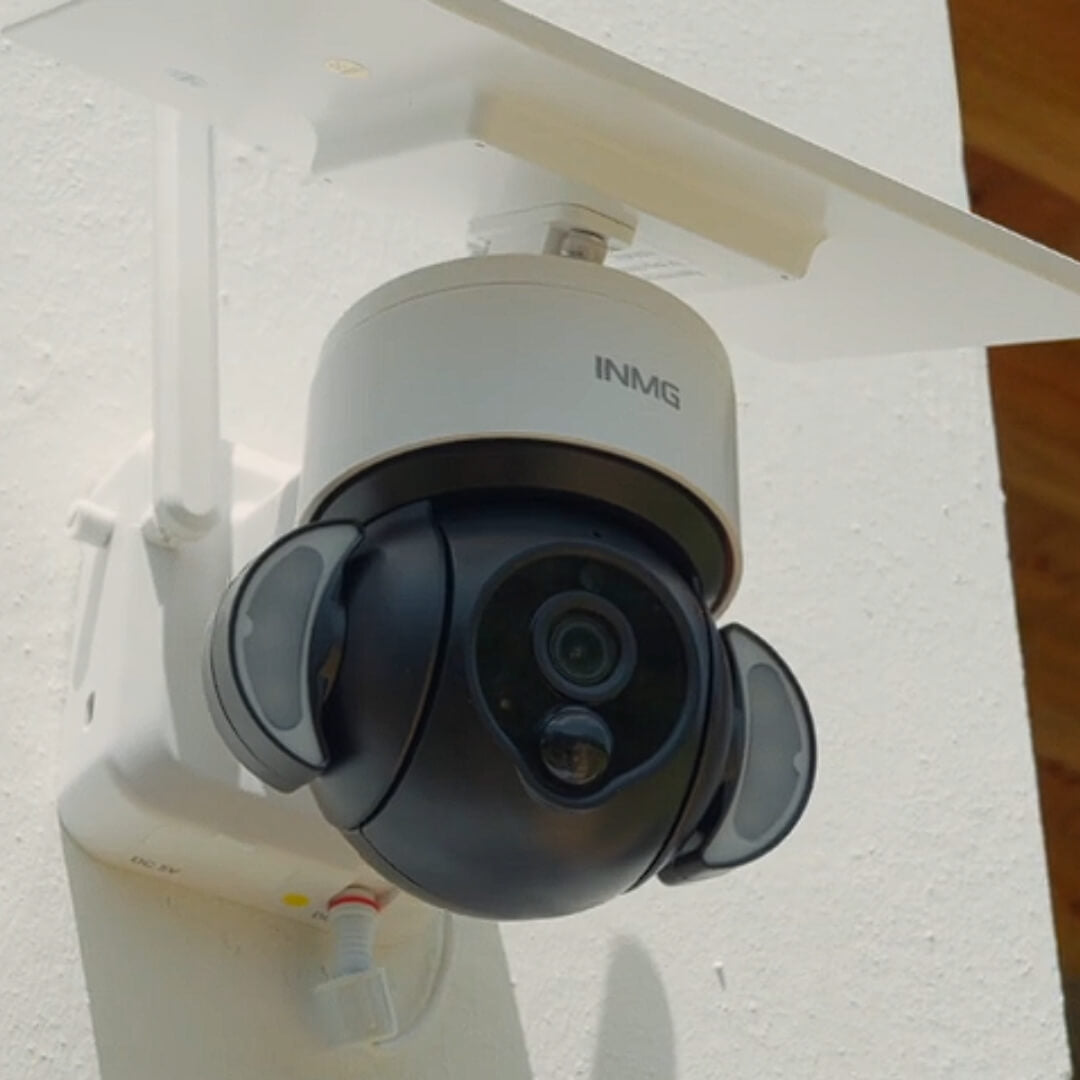Wireless Solar Camera with Rotating Dome – SolarGuard 360-1-Nora Luxe